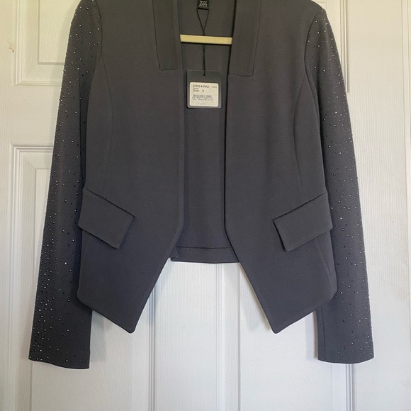 ** NOT FOR SALE ** St. John Couture Jacket - Pewter/Grey - Picture 8 of 8